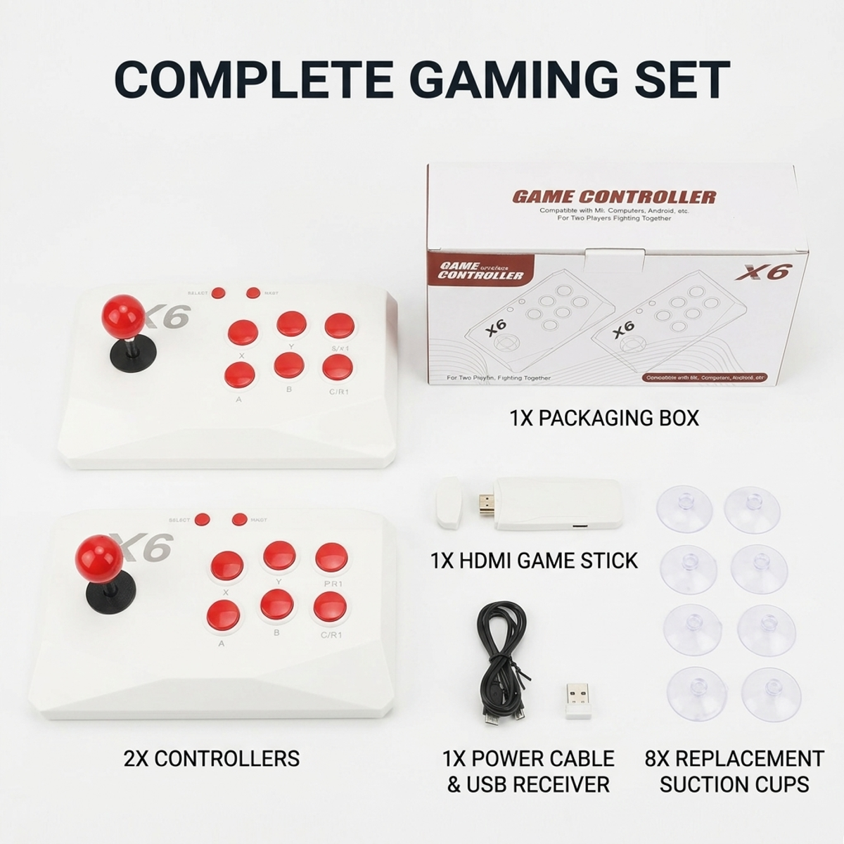 Gaming Console X6 - X6 Video Game Console 2.4G Wireless