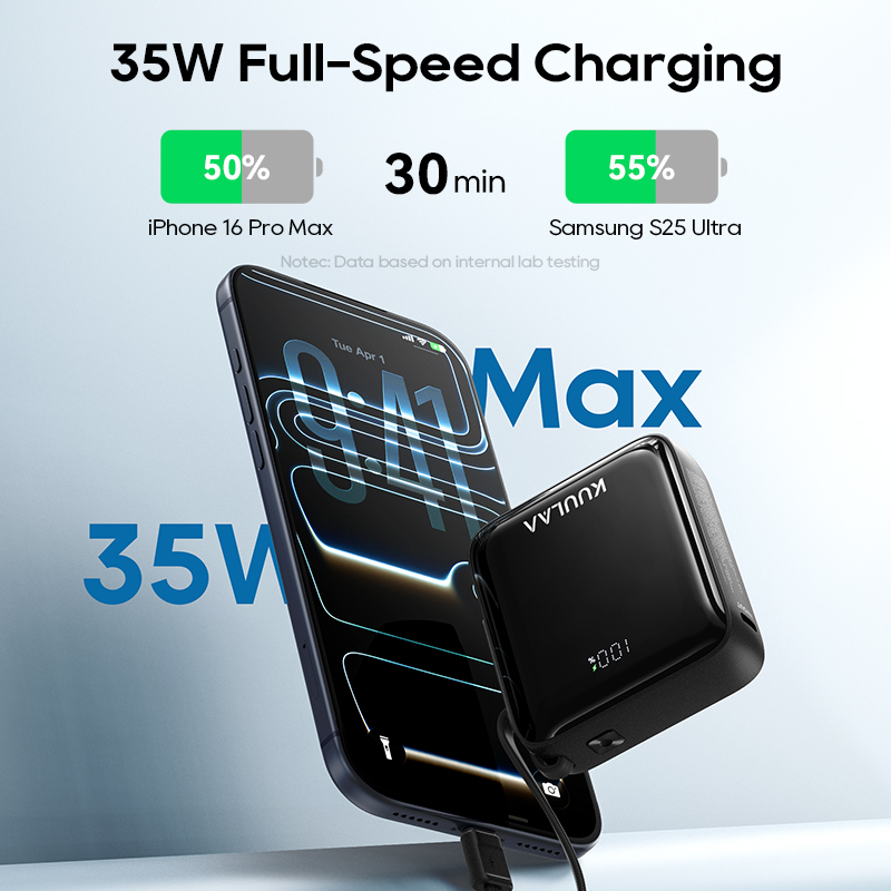 KUULAA 35W Mini Power Bank 100 – обзор и цена Gaming Console Power Bank