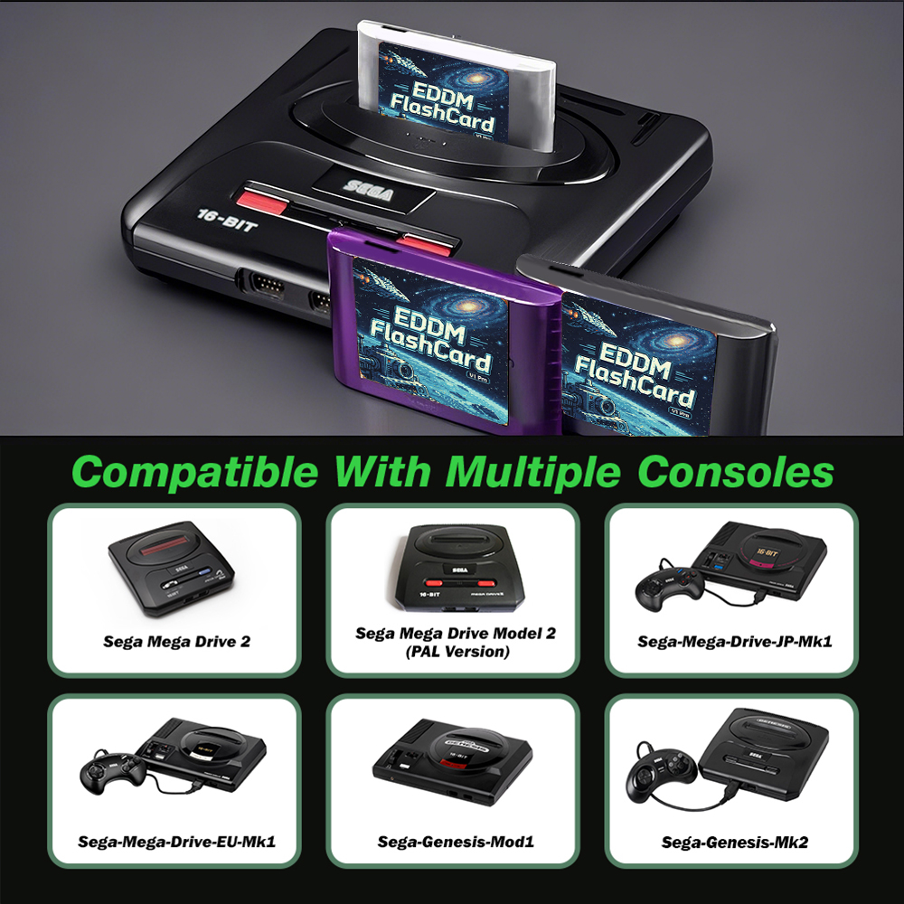 3000 In 1 EDMD Game Cartridge  – обзор и цена Gaming Console Retro