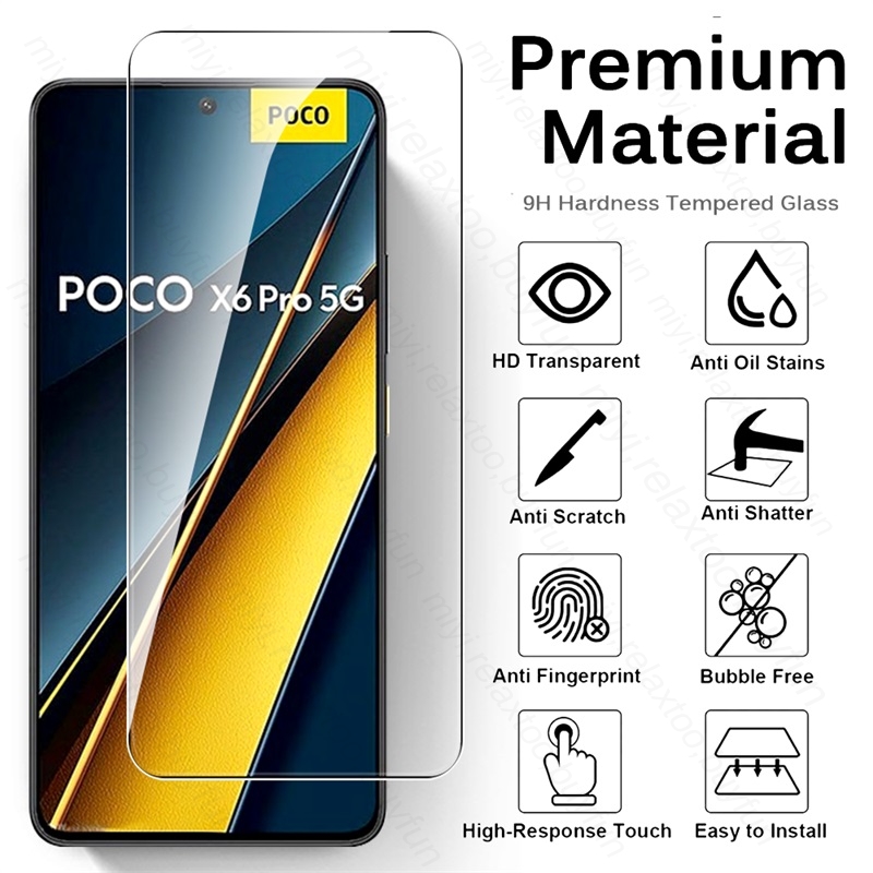 3PCS 9H Glass For Poco X6 Pro  – обзор и цена Gaming Console X6