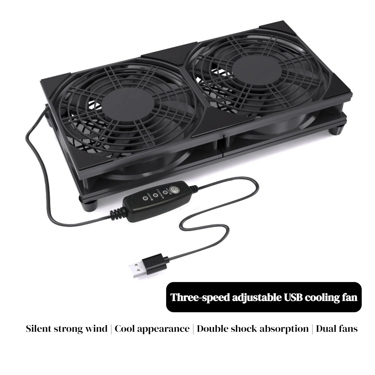 Dual USB Cooling Fan with 3-Sp – обзор и цена Console Cooling Fan