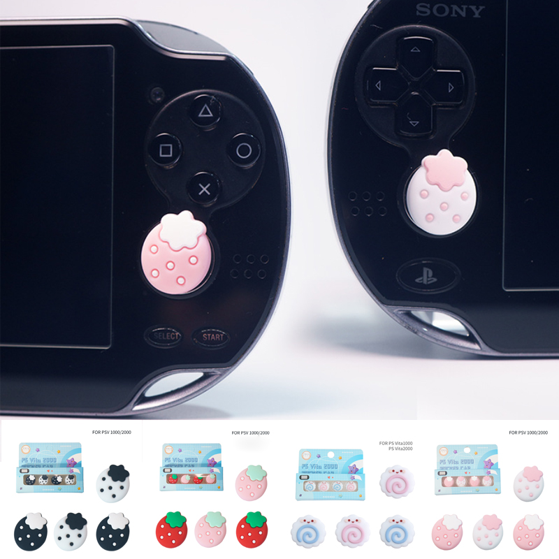 4pcs Strawberry Soft Thumb Sti – обзор и цена Thumb Grip Joystick