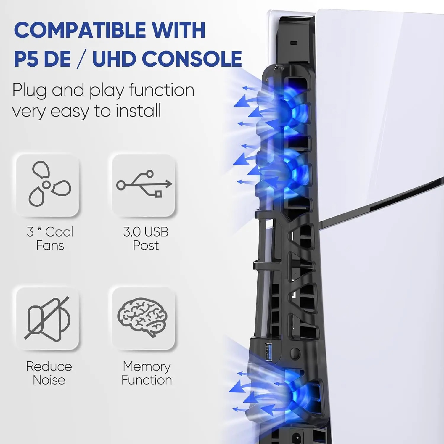 Cooling fan for PS5 Slim disc  – обзор и цена Console Cooling Fan