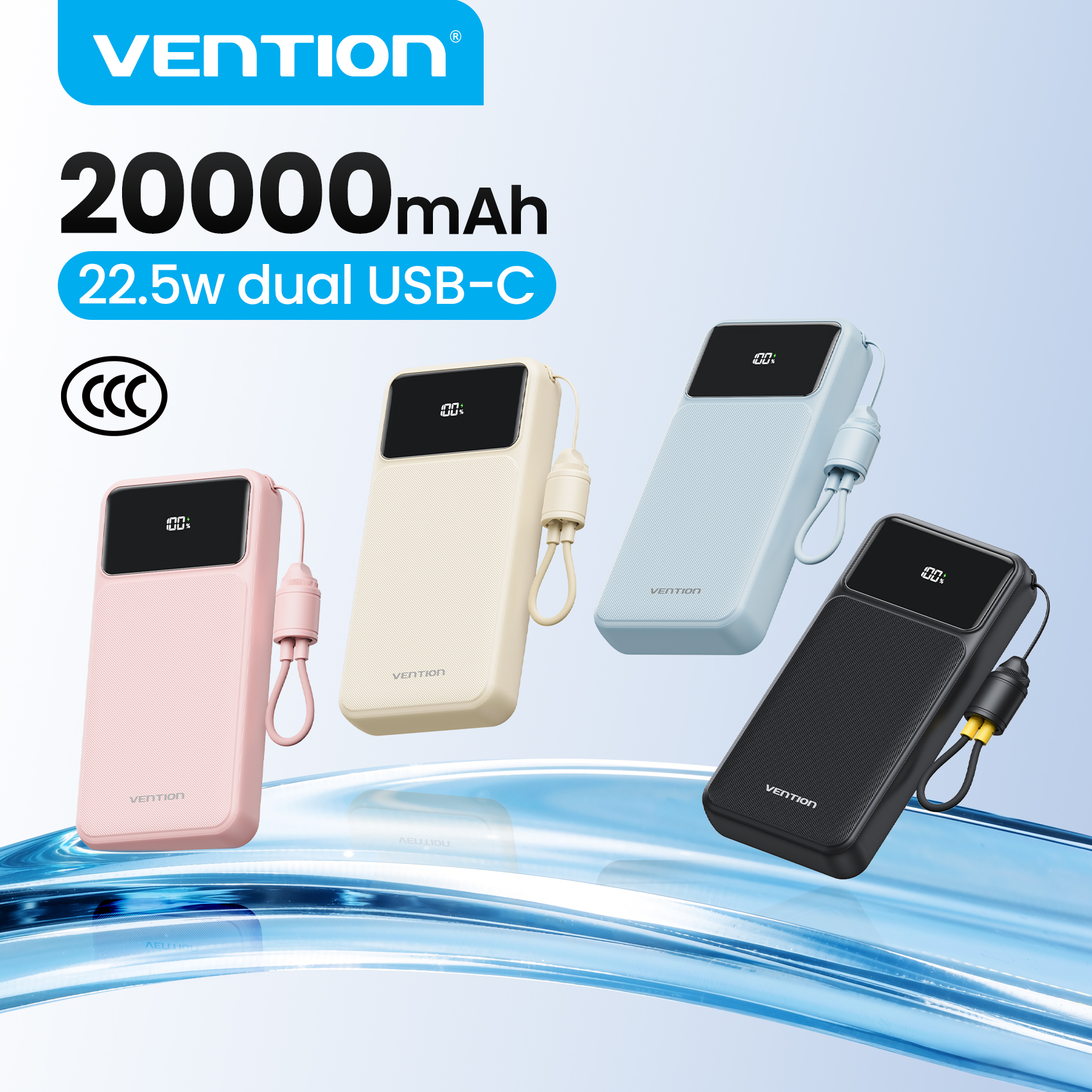 Vention CCC 20000mAh 22.5W Pow – обзор и цена Gaming Console Power Bank