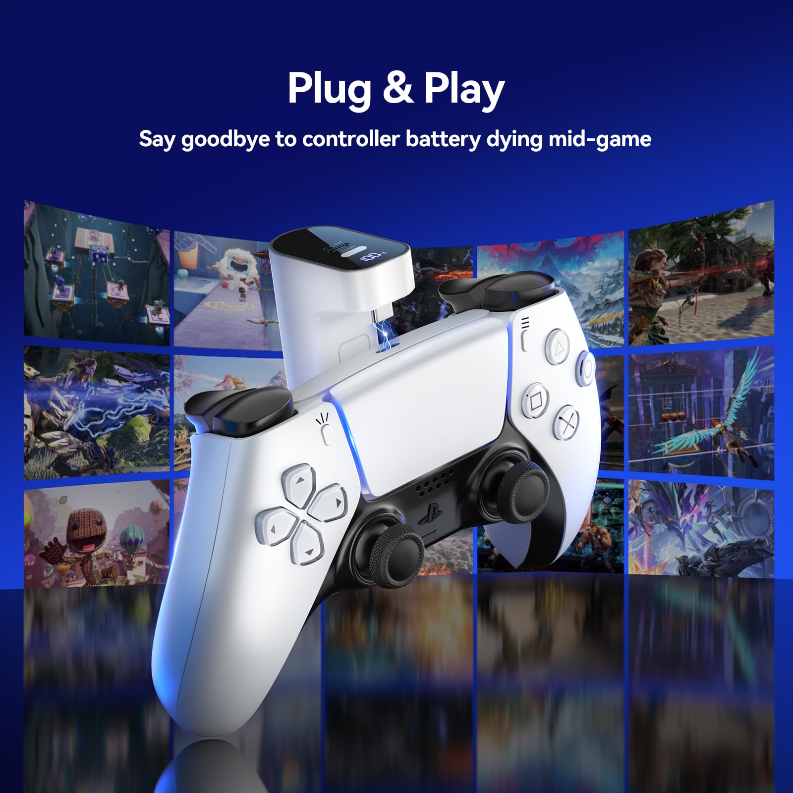Charger for PS5 Controller, Ba – обзор и цена Gaming Console Power Bank