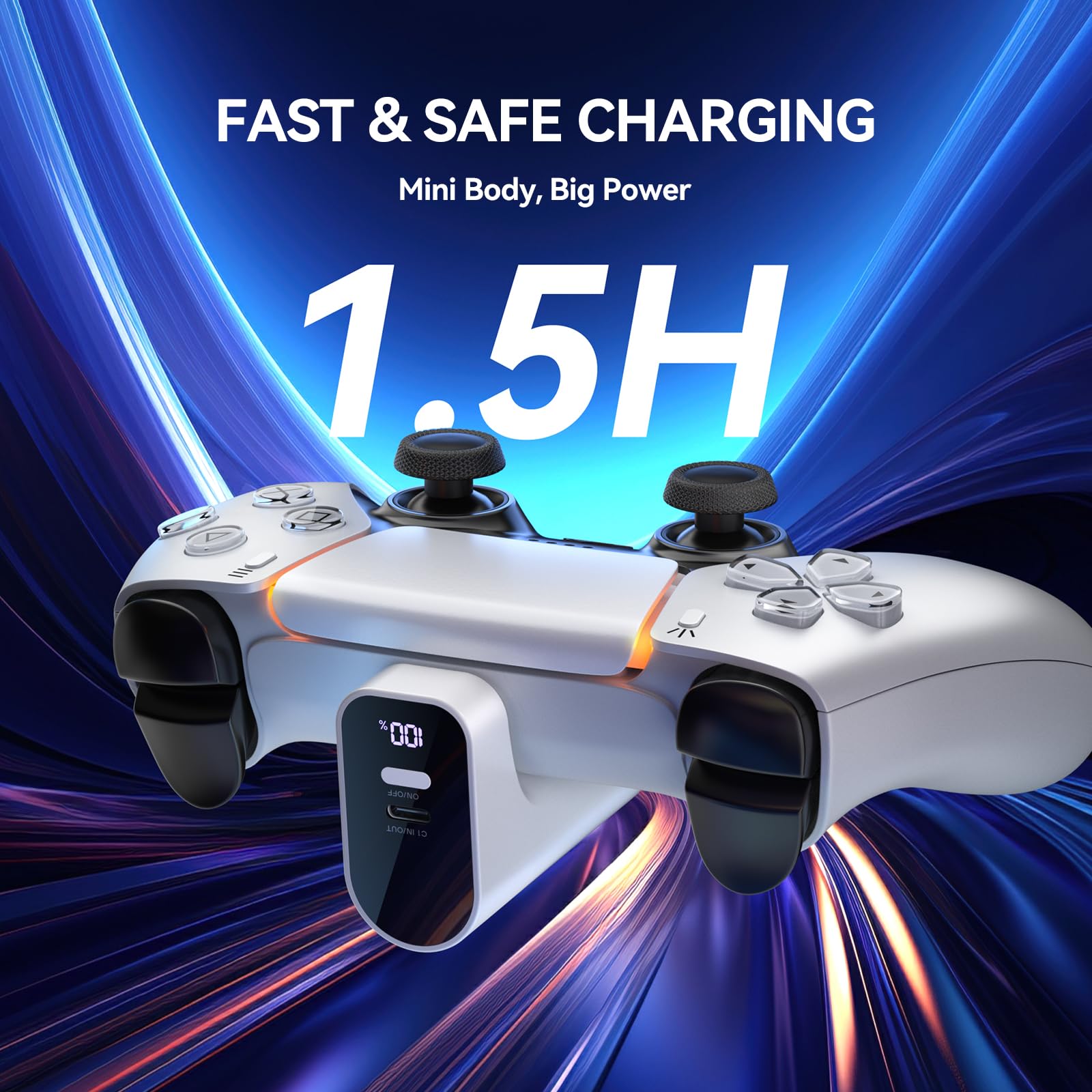 Charger for PS5 Controller, Ba – обзор и цена Gaming Console Power Bank