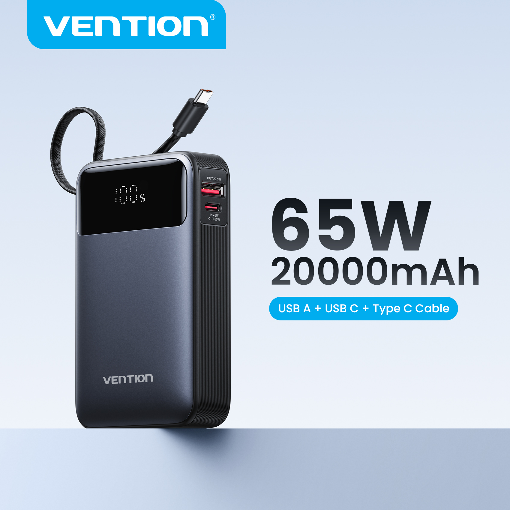 Vention Power Bank 20000mAh Po – обзор и цена Gaming Console Power Bank