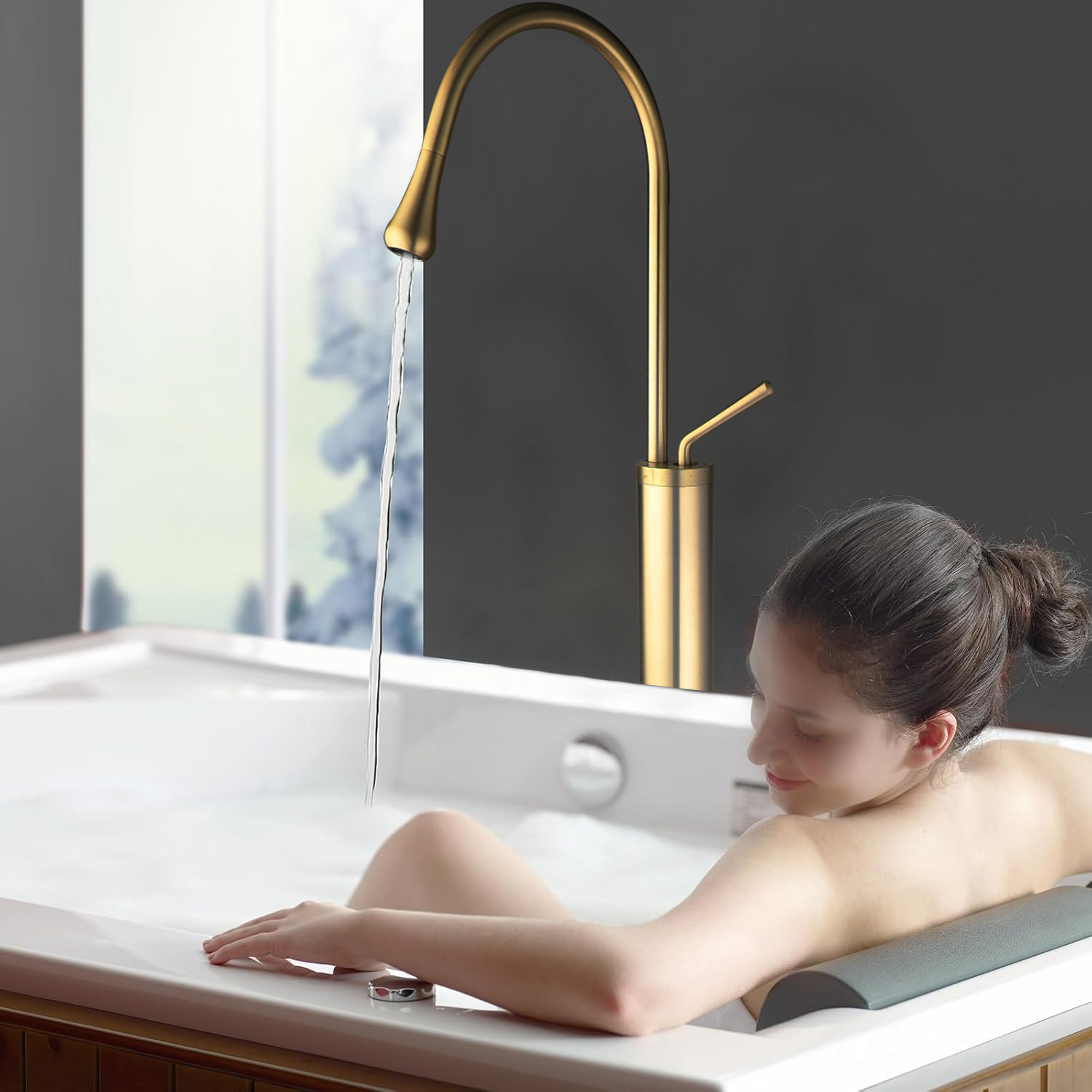 ZAPPO Freestanding Tub Filler  – обзор и цена Controller Stand Holder