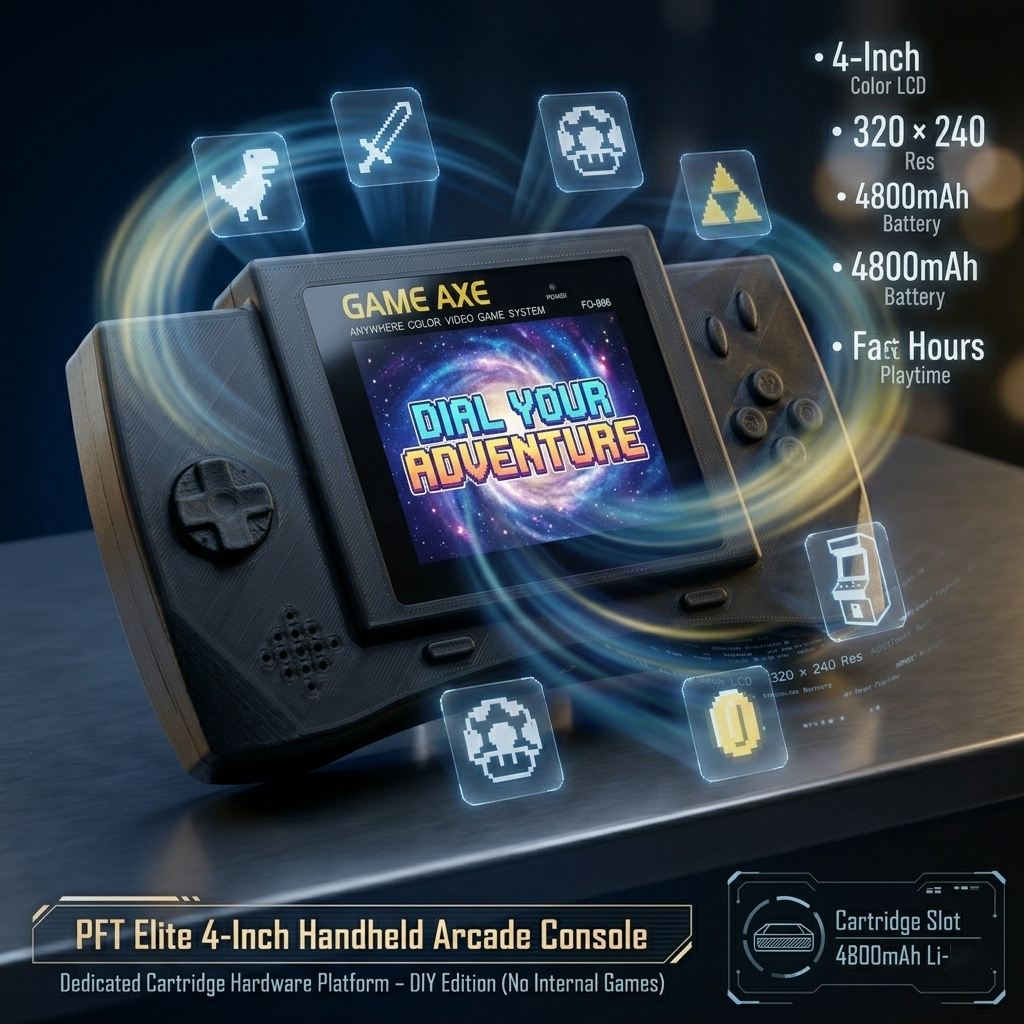 PFT Elite 4-Inch Handheld Arca – обзор и цена Gaming Console Retro