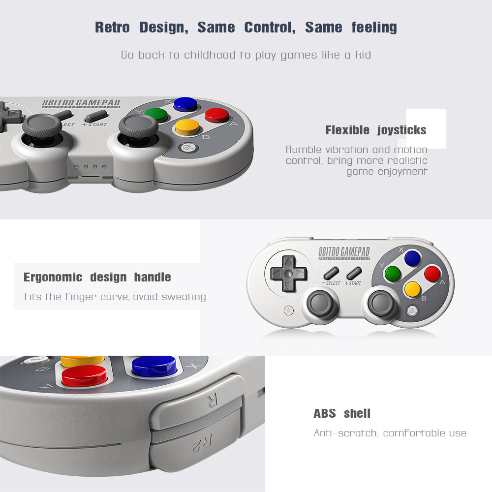 1 Or 2PCS 8BitDo SN30 Pro Wire – обзор и цена Gaming Console Phone