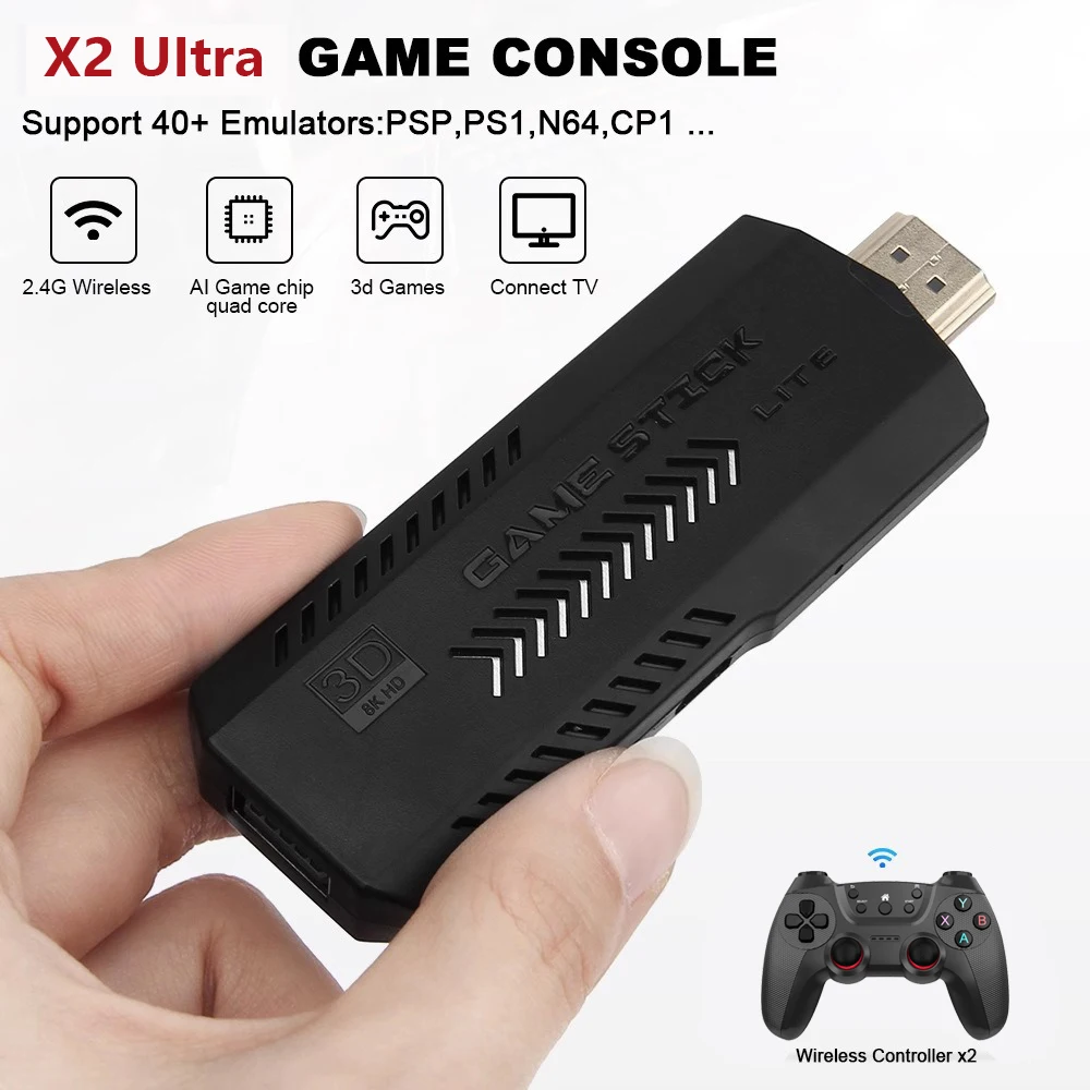 X2 Ultra Game Stick Wireless C – обзор и цена Gaming Console X2