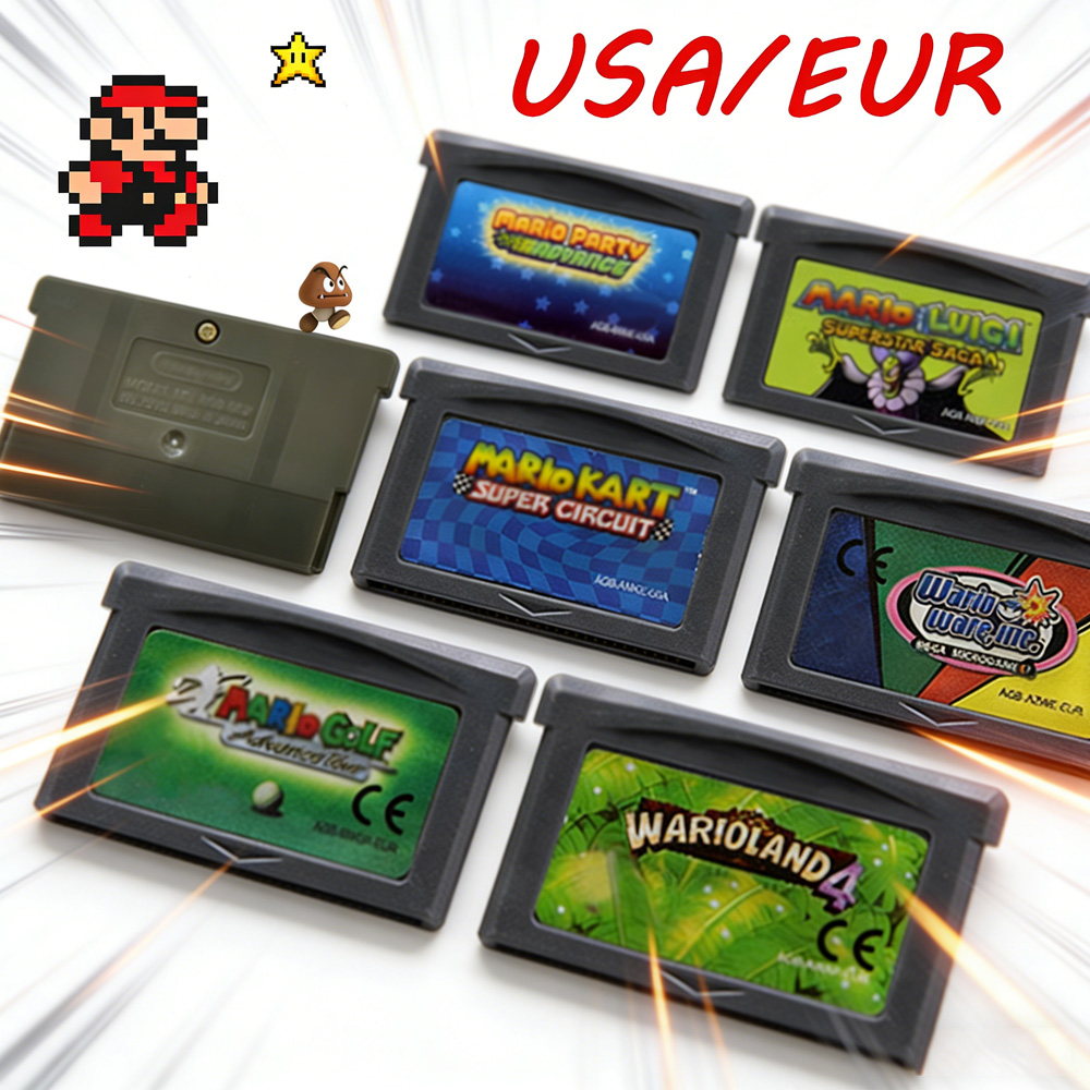 GBA Game Cartridge 32 Bit Vide – обзор и цена Gaming Console Mario