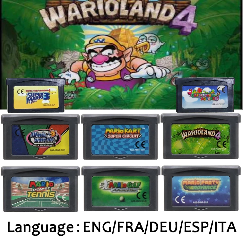 EUR Version GBA Game Cartridge – обзор и цена Gaming Console Mario