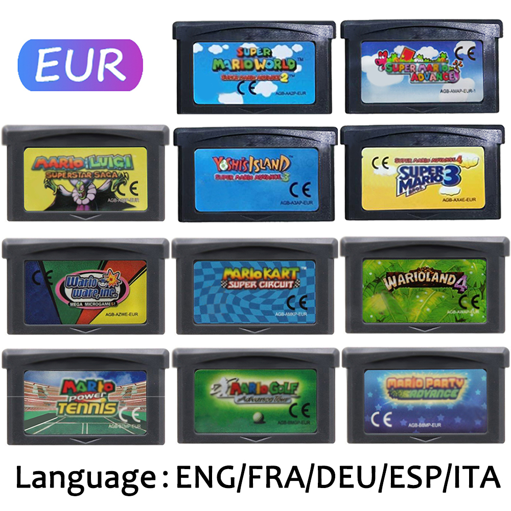EUR Version GBA Game Cartridge – обзор и цена Gaming Console Mario