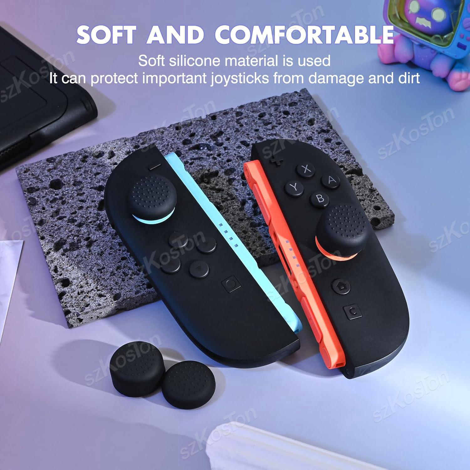 4PCS For Switch 2 No-Slip Sili – обзор и цена Thumb Grip Joystick