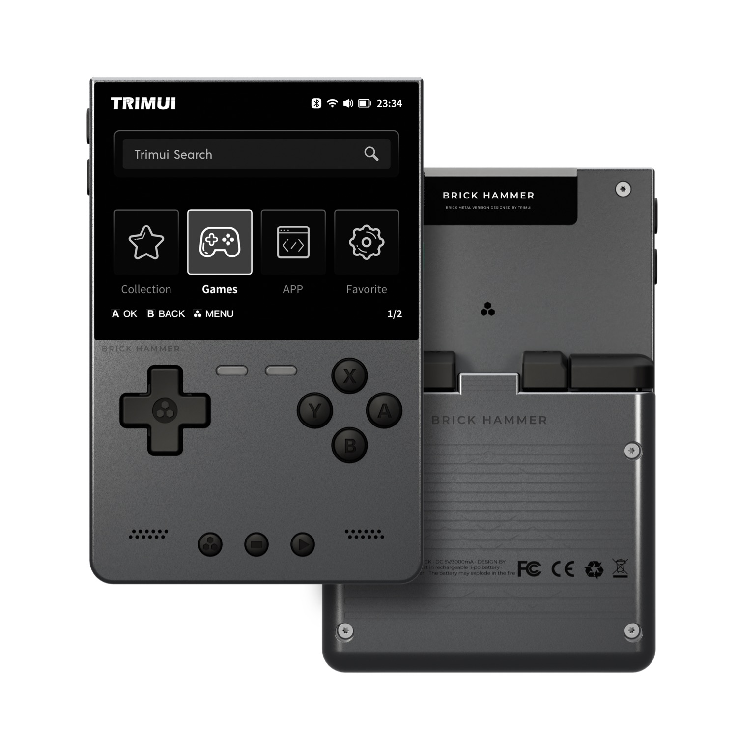TRIMUI BRICK HAMMER Retro Hand – обзор и цена Gaming Console Phone