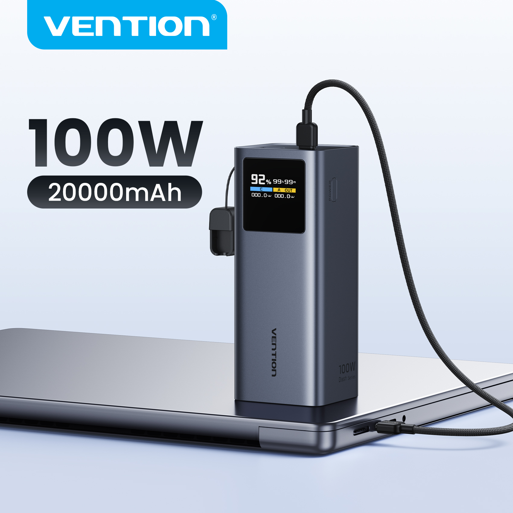 Vention 20000mAh 100W Fast Cha – обзор и цена Gaming Console Power Bank