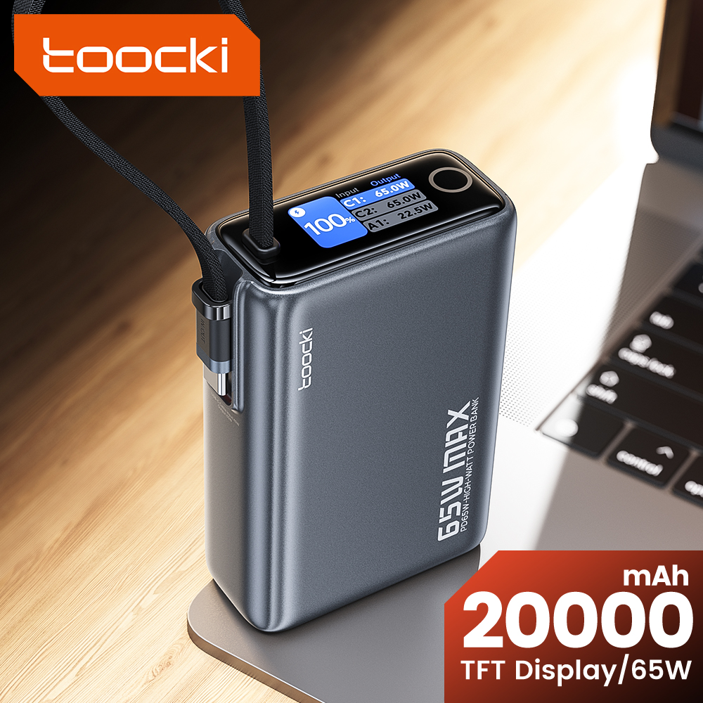 Toocki Portable Powerbank 65W  – обзор и цена Gaming Console Power Bank